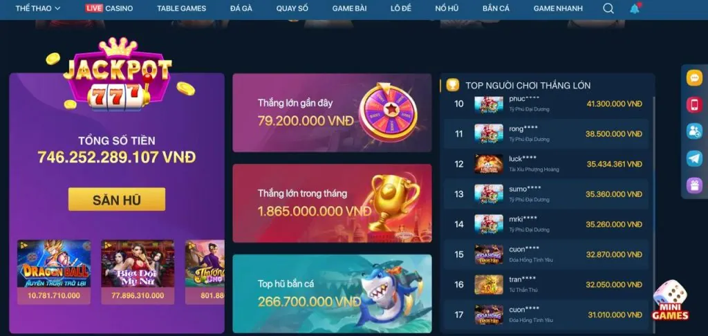 Tổng quan sảnh trò chơi 89bet2 casino sau khi đăng nhập